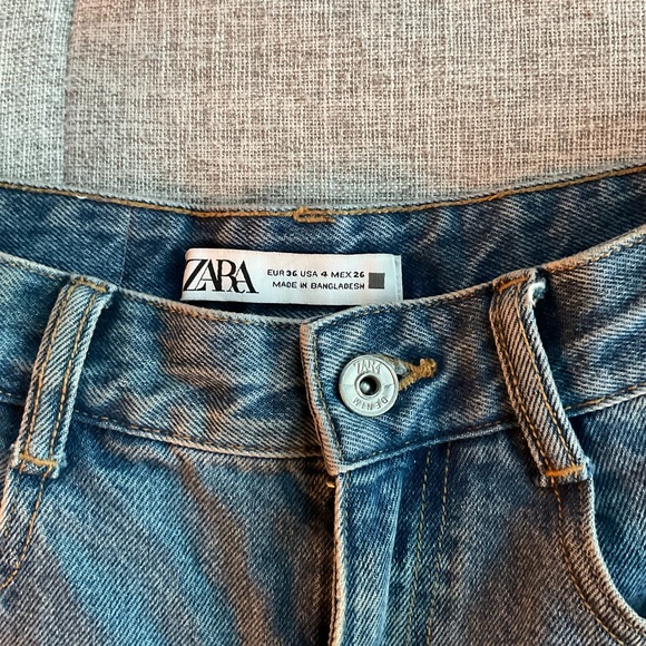 ZARA jeans shorts high waisted - Picture 4 of 4